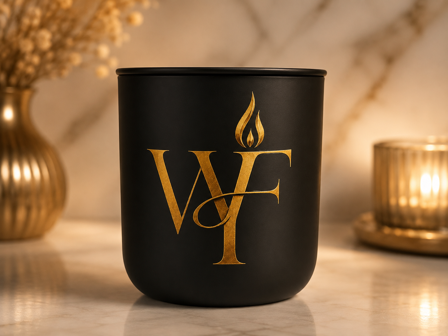 Moonlit Eucalyptus 🖤 | The Flame – Signature 10 oz Candle