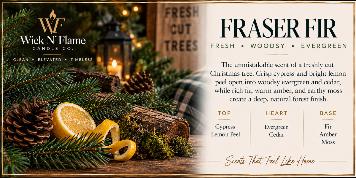 Fraser Fir ~ Luxury Coconut Apricot 10 Oz Candle
