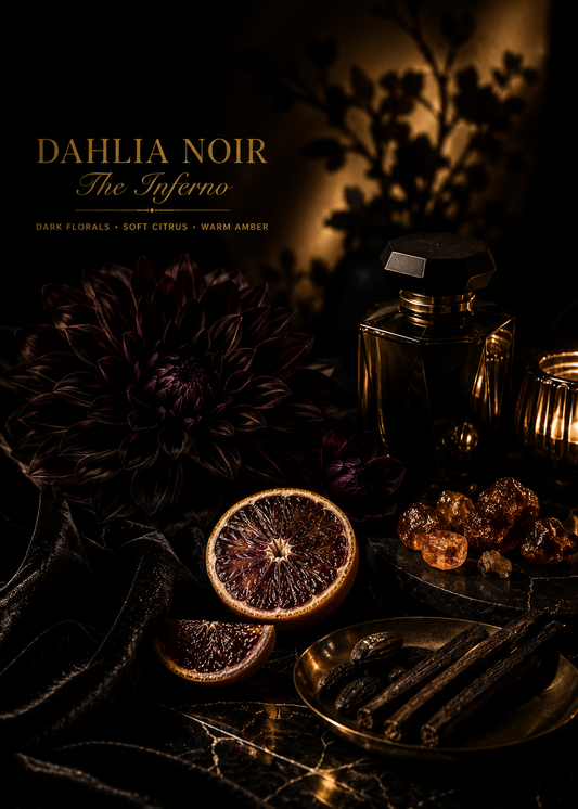Dahlia Noir 🖤 | The Inferno – Luxury 3-Wick Candle