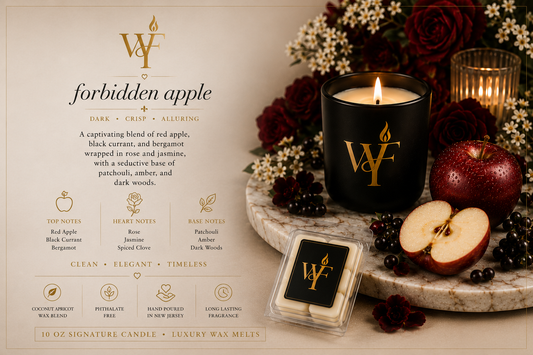 Forbidden Apple 🖤 | The Flame – Signature 10 oz Candle